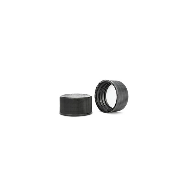 24-414 Black Polypropylene Cap w/ F217 Liner 2BP0243SG
