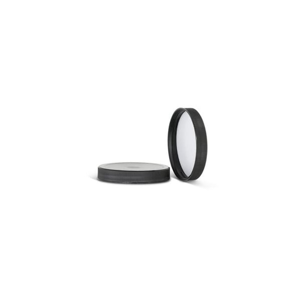 63-400 Black Polypropylene F217 Lined Cap 2BP0632PX