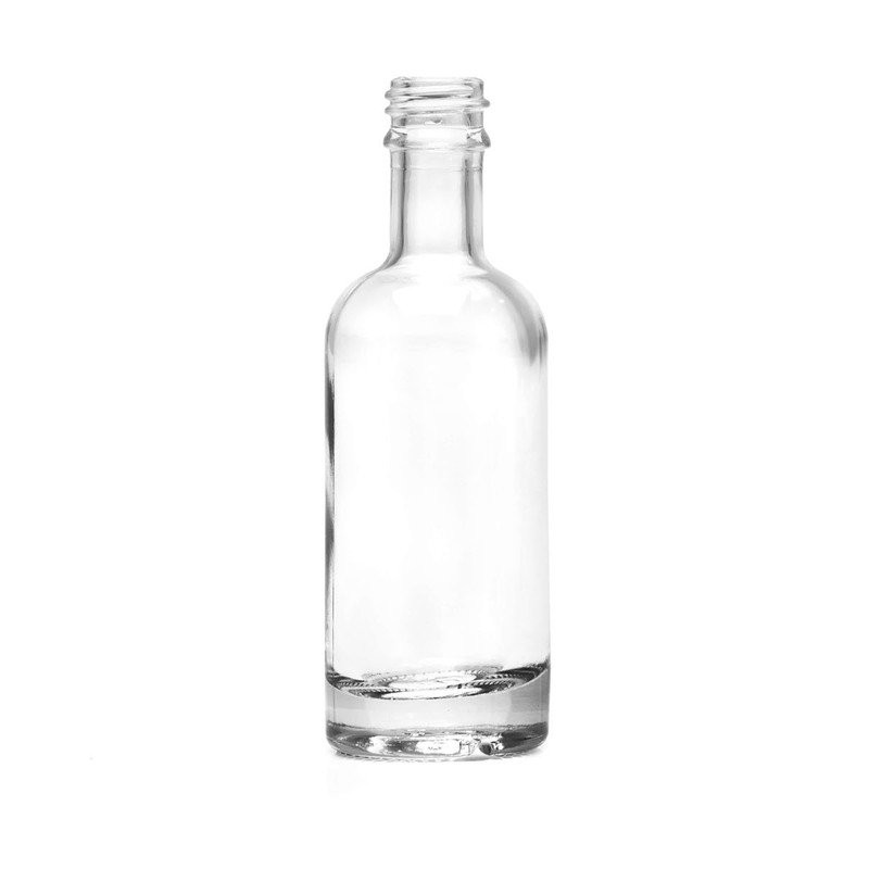50ml Stretch Nordic Glass Liquor Bottle - 18mm TE (Case of 48) 1NOSD0501GHG