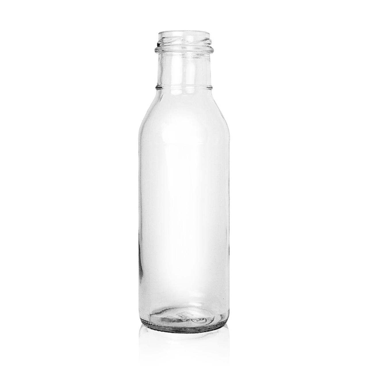 12 oz Ringneck Barbecue Sauce Bottle - 38mm T/O Finish (Case of 12)  1BQT121TB