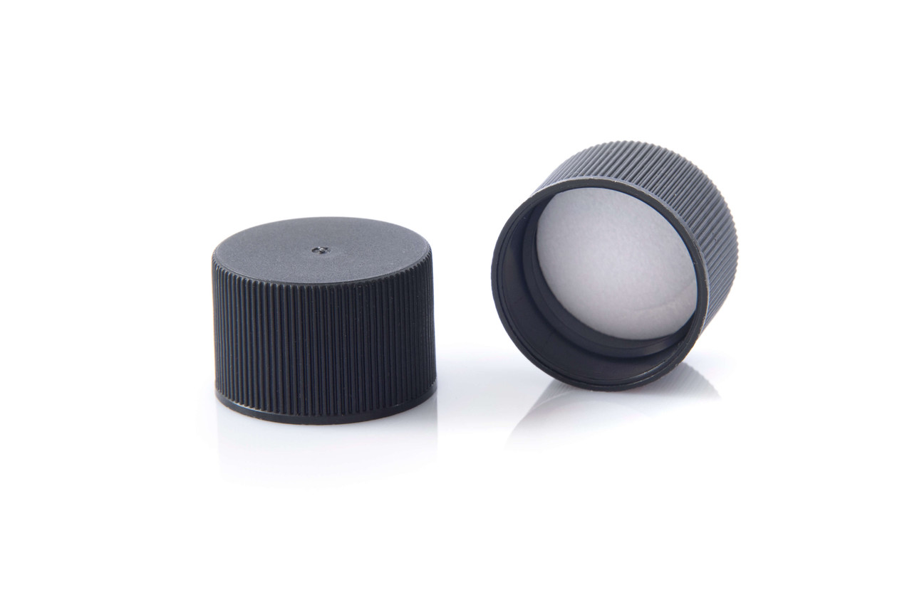 24/410 Black Polypropylene PS22 Lined Cap 2BP0244GB