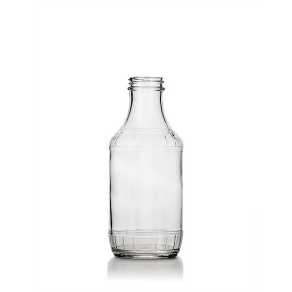 16 oz  Glass Decanter BBQ Bottle - 38/400 Finish (Case of 12) 1BQ161AK