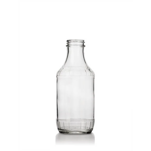 16 oz  Glass Decanter BBQ Bottle - 38/400 Finish (Case of 12) 1BQ161AK