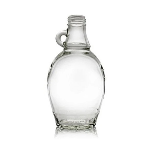 8 oz Glass Maple Syrup Bottle - 28mm Tamper Evident Finish (Case of 12) 1SYR089GHG