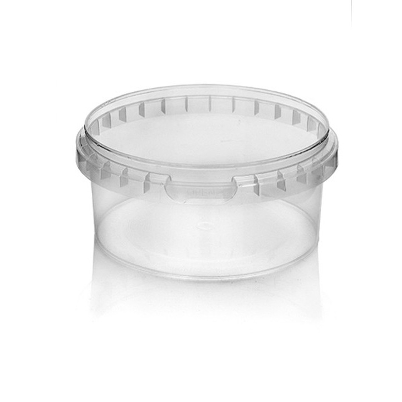 12oz Clear Polypropylene Tamper Evident Tub - 118mm Finish 5TUB1220SU