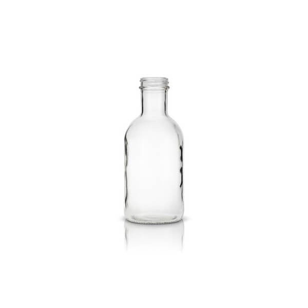 16 oz Glass Stout Bottle - 38/400 Finish (Case of 12) 1BQ163AK
