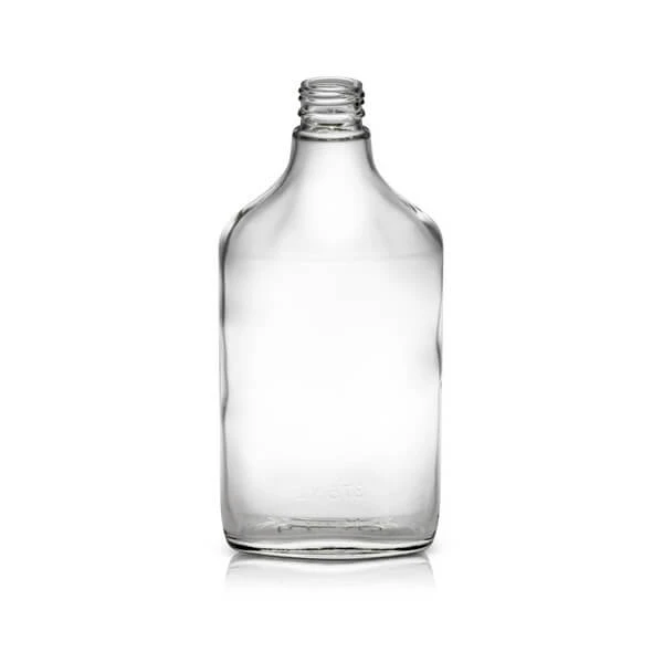 375ml Glass Flask Bottle - 28mm Kerr Finish (Case of 6) 1FLSK3754GHG