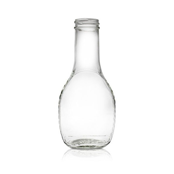 8oz Glass Salad Dressing Bottle - 38/400 Finish (Case of 12) 1SAL081LN