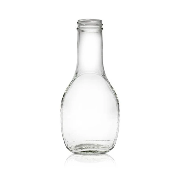 8oz Glass Salad Dressing Bottle - 38/400 Finish (Case of 12) 1SAL081LN