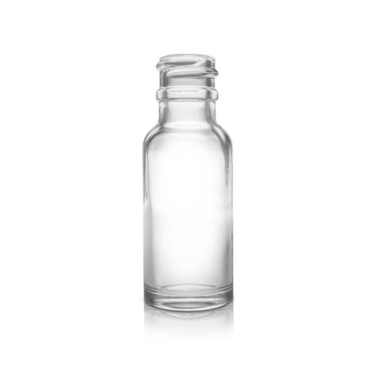 1/2oz Glass Boston Round Bottle Bulk - 18/400 Finish (Case of 540) 1BR00521SPGC