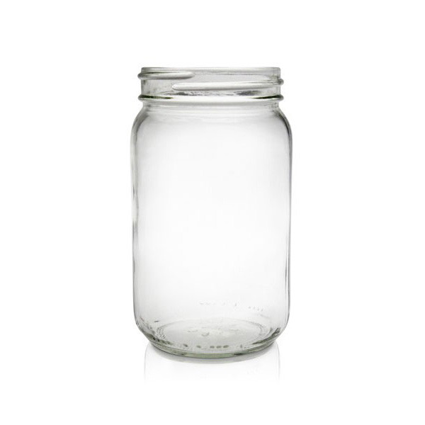8oz (Half-Pint) Glass Utility Jar - 58/400 Finish (Case of 12) 1UTI081LN