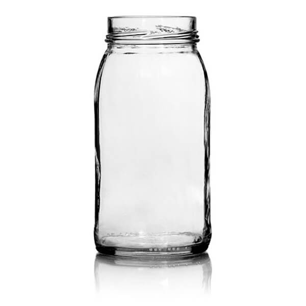 25oz Artisanal Glass Jar -  70mm Deep Lug Finish (Case of 6) 1ERT0251LN