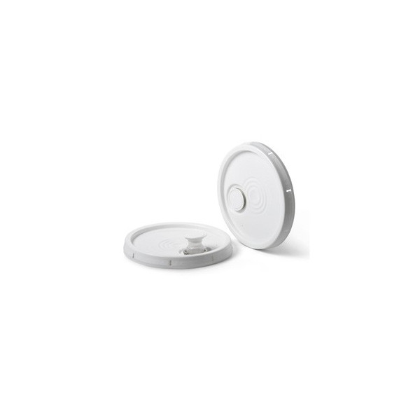 Pail Lid W/ Metal Ringed Reike Spout And W/ Gasket for 3.5, 5 and 6 Gallon 5PL5013LT