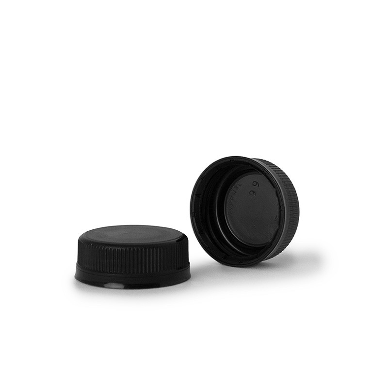 38mm Black HDPE Tamper-Evident (DBJ) Closure 2BP0388CC