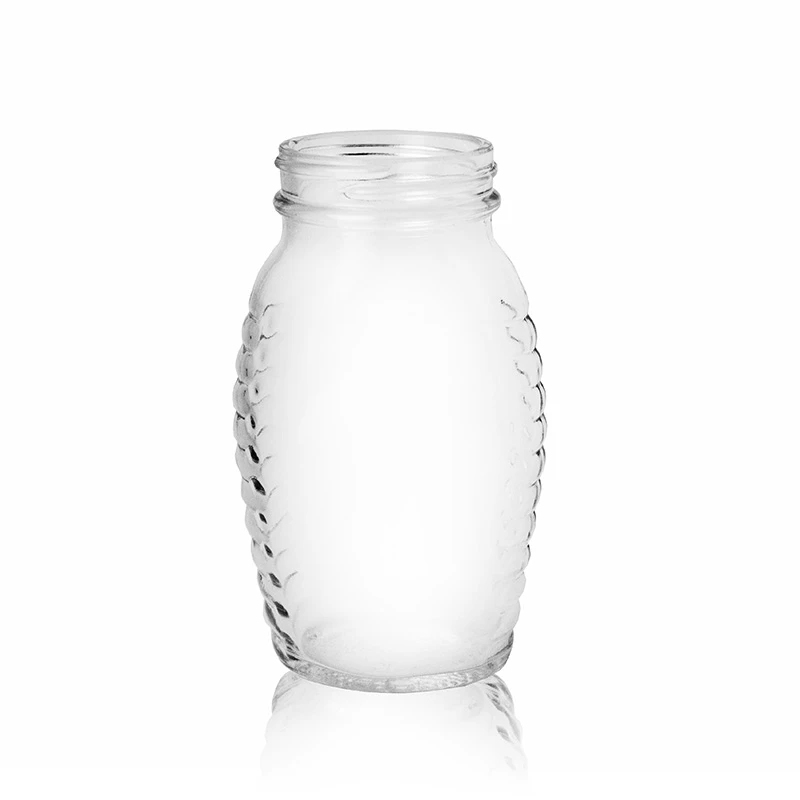1/2 lb Glass Honey Jar - 48/400 Finish (Case of 24) 1HNY082GB