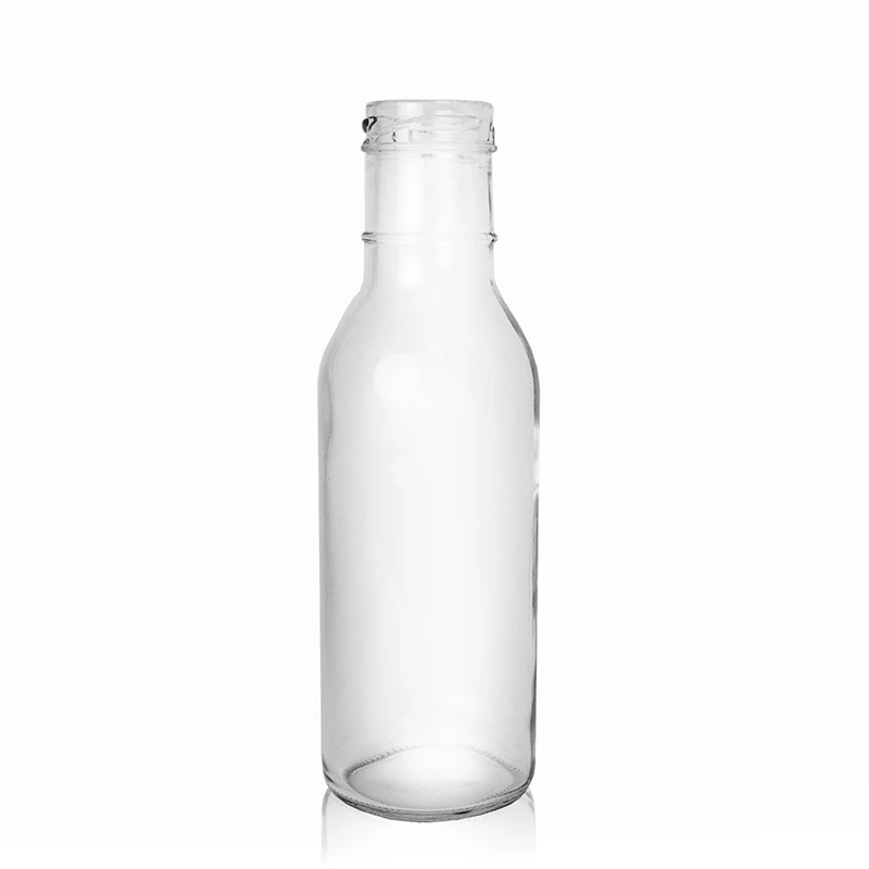 12 oz Ringneck Barbecue Sauce Bottle - 38mm T/O Finish (Case of 12) 1BQT121SGC