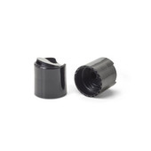 28-410 Black Polypropylene Smooth Disc Top 2DS02849ST