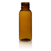 1oz PET Amber Bullet Bottle - 20/410 Finish 4BUL015KI