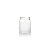 1/2 Gallon Clear PET Wide-Mouth Jar 110/400 4JAR6432TP