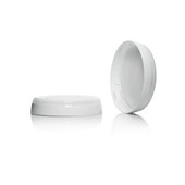 80mm White Polypropylene CRC Cap With Foam Liner 2CR0808PX