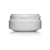 53 Dram (6.6oz) White HDPE 80mm CRC Jar 4JARCR0532PX