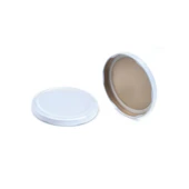 82mm T/O White Metal Plastisol Lined Cap 3TPLW0824MY