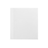 52 X 60 White PVC Shrink Band With Vertical Perforation (Case of 250) 2SLW052GP