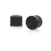 18mm Black Tamper-Evident Linerless Cap 2BP0181CSI
