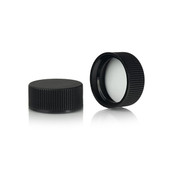 22-400 Black Polypropylene PE Foam Lined Cap 2BP0222MR