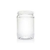 32oz Clear PET Straight Sided Jar - 89/400 Finish 4JAR3211TP-R