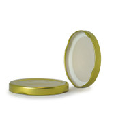 70mm T/O Gold Metal Button Plastisol Lined Cap 3TPLG0702PW