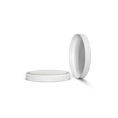 110-400 White Polypropylene F217 Lined Cap 2WP1102PX