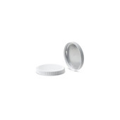 110/400 White Polypropylene Tritab FS/PE Lined Cap 2WP1108PX