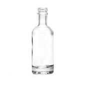 50ml Stretch Nordic Glass Liquor Bottle - 18mm TE (Case of 48) 1NOSD0501GHG