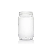 17oz Clear PET Jar - 70/470 Finish pk189 4JAR1731TP-T