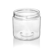 16oz Clear PET Jar - 89/400 Finish 4JAR1651TP-T