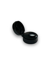 28-400 Black Flip Top Cap with Universal Heat Induction Liner 2DS02841AP