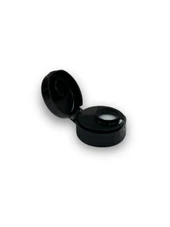 28-400 Black Flip Top Cap with Universal Heat Induction Liner 2DS02841AP
