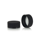 24-400 Black Polypropylene PE Foam Lined Cap 2BP0242MR