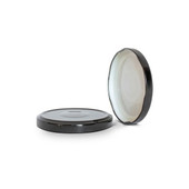 82mm T/O Black Metal Button Plastisol Lined Cap 3TPLB0822PW