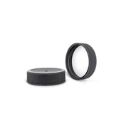 38-400 Black Polypropylene F217 / PS22 (Print) Lined Cap 2BP0387PX