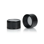 18-400 Black Phenolic PV Lined Cap 2PC0184EJ