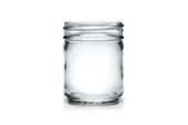 8oz Economy Round Glass Jar - 70/450 Finish (Case of 12) 1ER081GHG