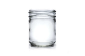 8oz Economy Round Glass Jar - 70/450 Finish (Case of 12) 1ER081GHG