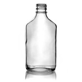 200ml Glass Flask Bottle - 28mm Kerr Finish (Case of 12) 1FLSK2002GHG
