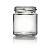 4oz Straight Sided Glass Jar - 58mm Lug Finish (Case of 12) 1SST042GHG