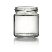 4oz Straight Sided Glass Jar - 58mm Lug Finish (Case of 12) 1SST042GHG