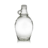 8 oz Glass Maple Syrup Bottle - 28mm Tamper Evident Finish (Case of 12) 1SYR089GHG