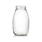 2 lb Glass Honey Jar - 63/400 Finish (Case of 12) 1HNY23GB