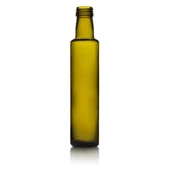 250ml Antique Green Glass Olive Oil Bottle - 31.5mm Finish (Case of 12) 1ACE025031GHG